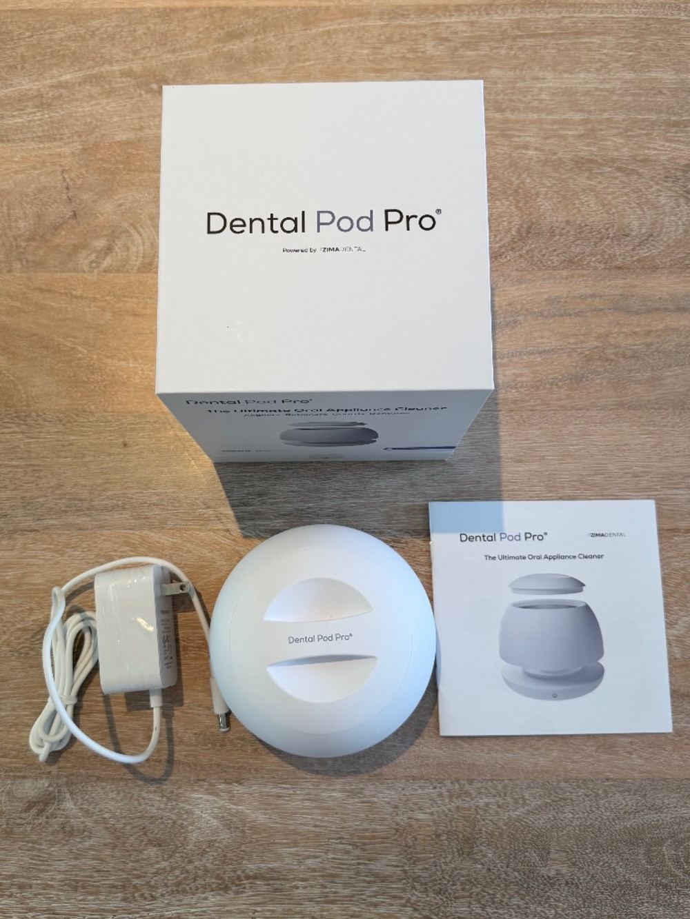 Zima Dental Pod Pro Oral Appliance Cleaner Arctic White